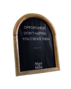 photo frame mango wood arch 20x25cm