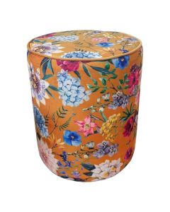 Schleife pouf Imelda gelbe 35x35x40cm