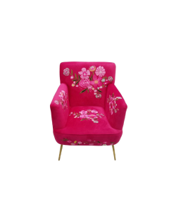 Stoel Joy fuchsia 66,5x68x97cm