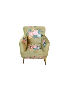 Stoel Joy olijf groen 66,5x68x97cm