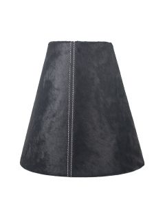 lampenschirm kuh schwarz h25 d26xd13cm