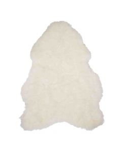 peau mouton islande rasé blanc 100-110cm