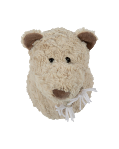 Wand Kopf Bär beige M