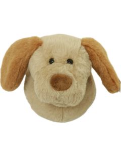 Tête de mur Chien beige 15cm