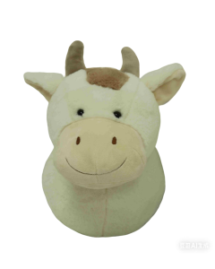 Wandkop Koe off white XL