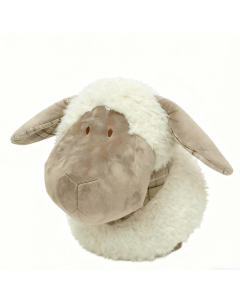 Wandkop Schaap off white M