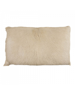 cushion goat cream 30x50cm (capra aegagrus hircus)*
