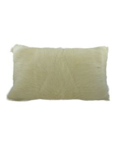 cushion goat white 30x50cm (capra aegagrus hircus)
