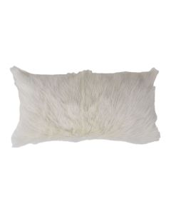 cushion goat white xl 30x55cm (capra aegagrus hircus)*