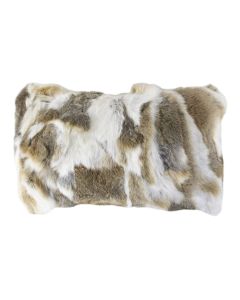 cushion rabbit mix brown 30x50cm (oryctolagus cuniculus)