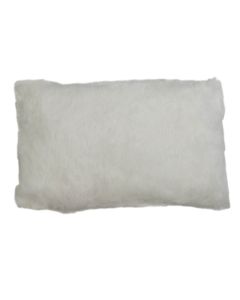 cushion rabbit white 30x50cm (oryctolagus cuniculus)