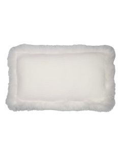 kussen schaap krulhaar linnen wit 30x50cm