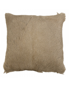 cushion goat beige 40x40cm (capra aegagrus hircus)