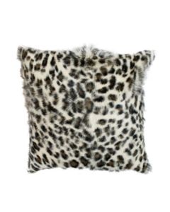 coussin chèvre léopard brun 40x40cm*
