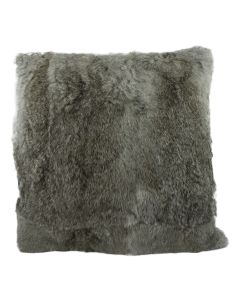 cushion rabbit grey 40x40cm (oryctolagus cuniculus)