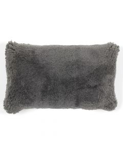 kissen neuseeland schaf grau 30x50cm*