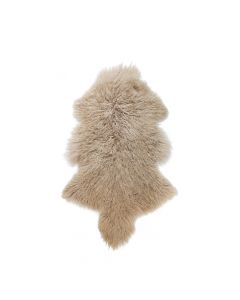 fell schaf lockiges haar beige 100cm