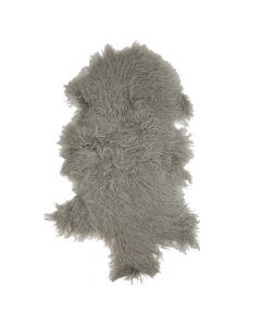 schapenvacht krulhaar grijs 100cm