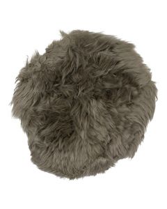 Stoelvachtje nieuw zeeland schaap rond taupe 40cm