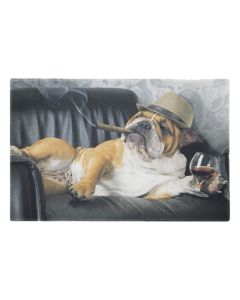 deurmat humor engelse bulldog 75x50cm