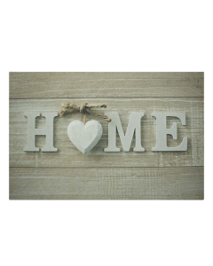 doormat heart home 75x50cm