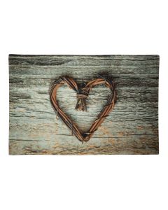 paillasson coeur rameaux 75x50cm