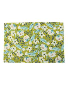 Deurmat Marie bloemen 75x50cm