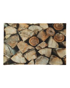 doormat split wood 75x50cm