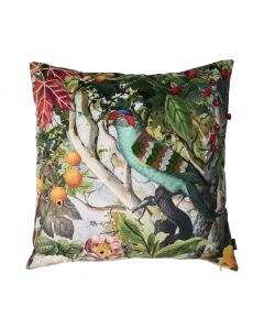 coussin fait main fleury oiseau bleu 45x45cm
