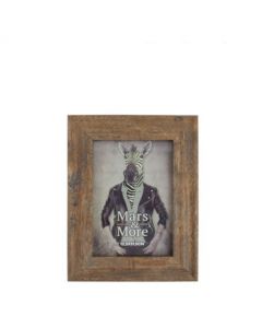 cadre photo imprimé bois nature 12,5x17,5cm