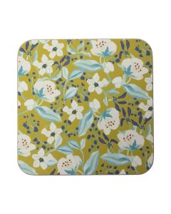 Onderzetter Marie bloemen 10x10cm (set van 6)