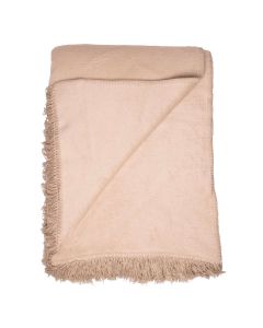 plaid solid champagne xl 150x200cm