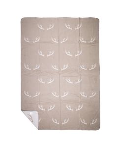 plaid gewei beige xl 150x200cm