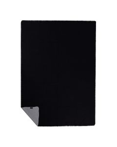 Plaid Wool touch zwart 150x200cm