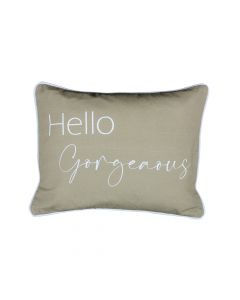 kussen katoen hello gorgeous 35x45cm*