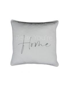 baumwoll kissen relax you're home 45x45cm*
