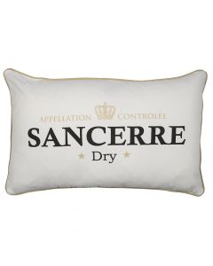 coussin vin sancerre blanc 40x60cm