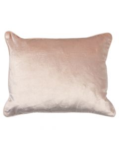 demi coussin velours rose poudré 35x45cm*
