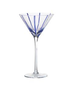 Martiniglass Blue Stripe h21 d12