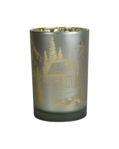 Tea Light holder chalet large 18cm