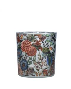 Theelichthouder glass fleury Dahlien small 8cm