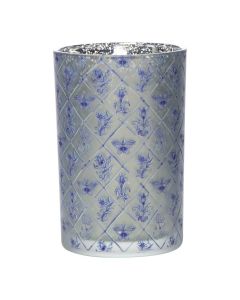Hurricane Glass delfts blue large 18cm