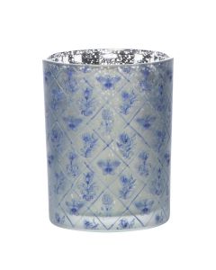 Hurricane Glass delfts blue medium 12cm
