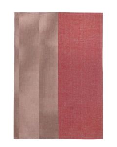 Solid Stripes Tafelloper rood 50x140cm 