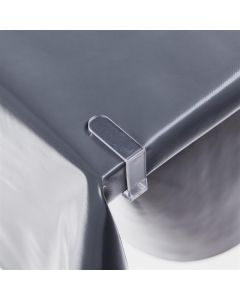 Pvc Tablecloth Clamps transparant 1x6x6cm (set of 4)