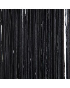 Flame Retardant Lasalle Fadenvorhang Schwarz 300x300cm