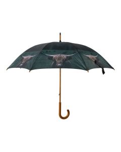 Paraplu Schotse hooglander donker 105cm