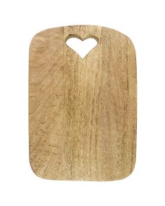 schneidbrett herz mangoholz 35cm