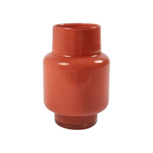 Vase Pien Solid Coral Orange h25 d17
