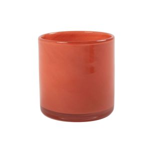 Cylinder Astra Solid Coral Orange h10 d10